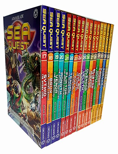 Sea Quest Series 5-8 Adam Blade Collection 16 Books Set