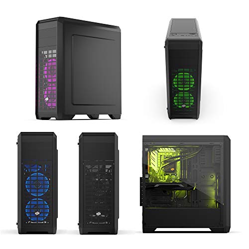 Sedatech PC Gaming Advanced Intel i7-9700KF 8X 3.6Ghz, Radeon RX550 2Gb, 8Gb RAM DDR4, 500Gb SSD NVMe M.2 PCIe, USB 3.1, CardReader. Ordenador de sobremesa, Win 10