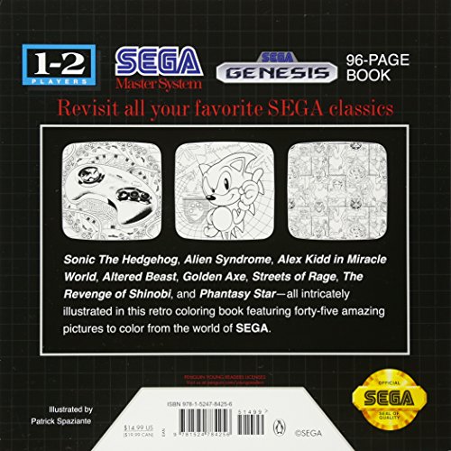 Sega: The Official Coloring Book [Idioma Inglés]