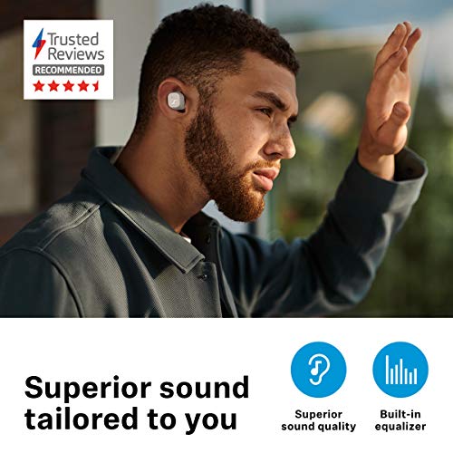 Sennheiser Auriculares CX 400BT Bluetooth con Control táctil, Blanco