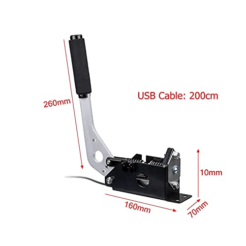 S.handbrake Windows de PC de Pastel de Mano USB Ajuste para SIM Racing Game Fit for Logitech G27 G29 T300 Fanatec para LFS Dirt Rally Carro (Color : Blue)