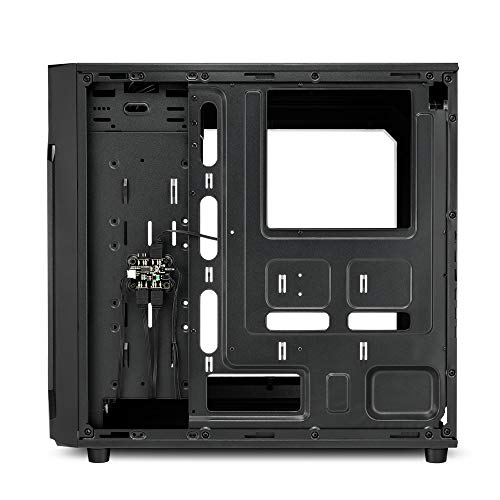 Sharkoon VG6-W RGB - Caja de Ordenador, PC Gaming, Semitorre ATX, Negro