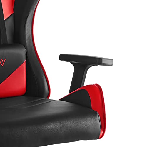 Silla oficina gaming sillon despacho escritorio reclinable giratoria Rojo McHaus