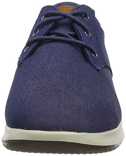 Skechers DARLOW REMEGO', Zapatillas Hombre, Tela Vaquera Azul, 42.5 EU
