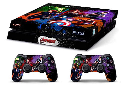 Skin PS4 HD THE AVENGERS - limited edition DECAL COVER ADHESIVO playstation 4 SONY BUNDLE