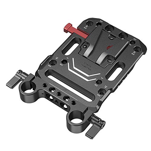 SMALLRIG V Mount Battery Plate Placa de Batería con 15mm LWS Rod Clamp - 3016