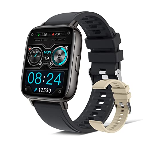 Smartwatch, 1.69'' Reloj Inteligente Hombre Mujer, Impermeable IP68 Reloj Deportivo con Pulsómetro, Monitor de Sueño, Monitores de Actividad, Cronómetro, Podómetro, Pulsera de Actividad Inteligente