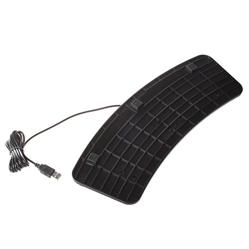 SODIAL(R) FS3-P USB Foot Triple Interruptor de Pedal de control del raton del teclado de PC del juego de plastico