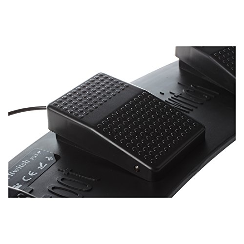 SODIAL(R) FS3-P USB Foot Triple Interruptor de Pedal de control del raton del teclado de PC del juego de plastico