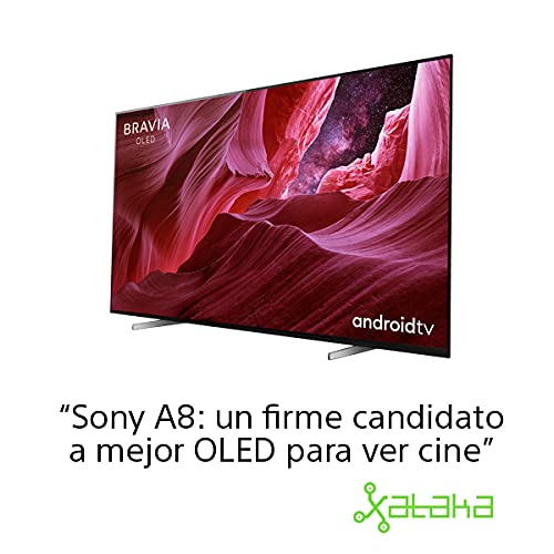 Sony Bravia OLED KE55A8P - TV Smart de 55 pulgadas con 4K Ultra HD, Alto Rango Dinámico (HDR), Android TV, Modelo 2021, Negro