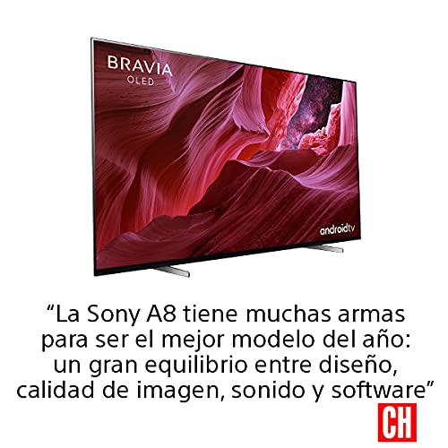 Sony Bravia OLED KE55A8P - TV Smart de 55 pulgadas con 4K Ultra HD, Alto Rango Dinámico (HDR), Android TV, Modelo 2021, Negro