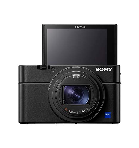 Sony RX100 VI - Cámara Compacta Premium Avanzada (Sensor Tipo 1.0, Objetivo Zeiss 24-200 mm F2.8-4.5, Grabación vídeo 4K y Pantalla abatible)