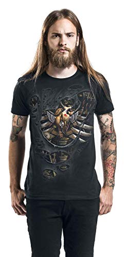 Spiral - Steam Punk Ripped - Camiseta - Negro - XL