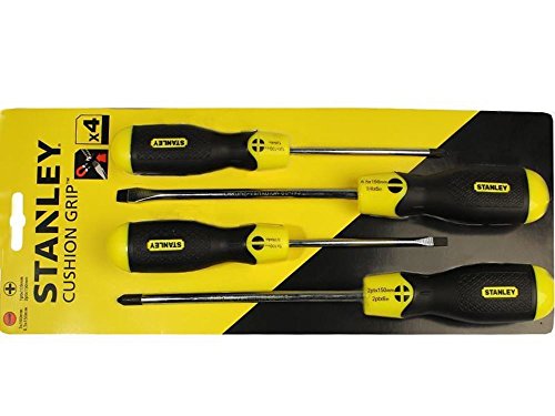 STANLEY 0-65-013 - Juego de 4 destornilladores: plana y phillips