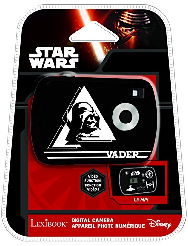 Star Wars - Cámara Digital de 300.000 píxeles, Color Negro (Lexibook DJ017SW)
