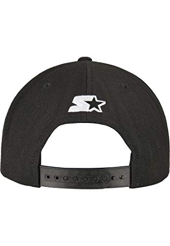 STARTER BLACK LABEL Starter Logo Snapback Gorra de béisbol, Negro, One Size Unisex Adulto