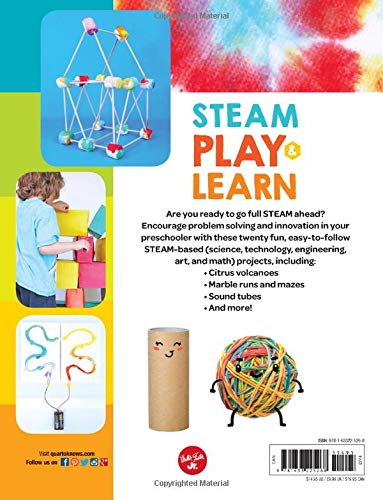 STEAM Play & Learn: 20 fun step-by-step preschool projects about science, technology, engineering, art, and math!