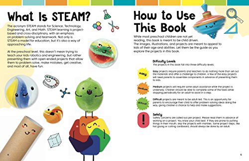 STEAM Play & Learn: 20 fun step-by-step preschool projects about science, technology, engineering, art, and math!