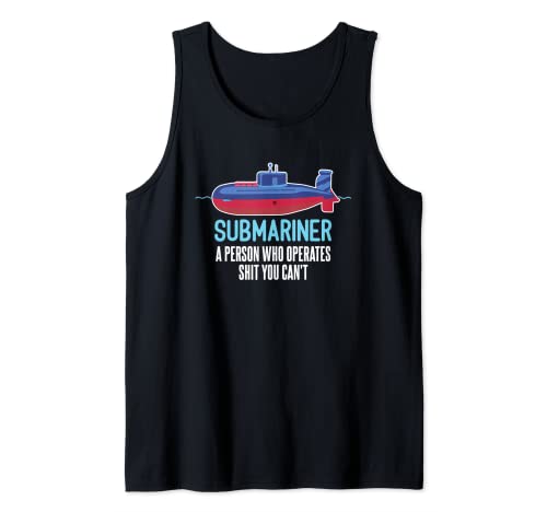 Submariner Definición Cerdo Sumergible Nuclear Uboat Camiseta sin Mangas