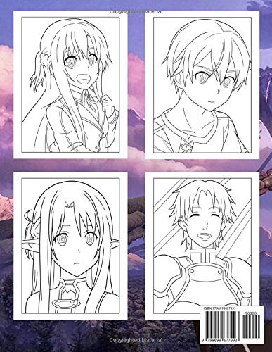 Sword Art Online Coloring Book: An Interesting Coloring For All Fans With Lots Of Images Of Sword Art Online. A Great Way To Relax And Boost Creativity