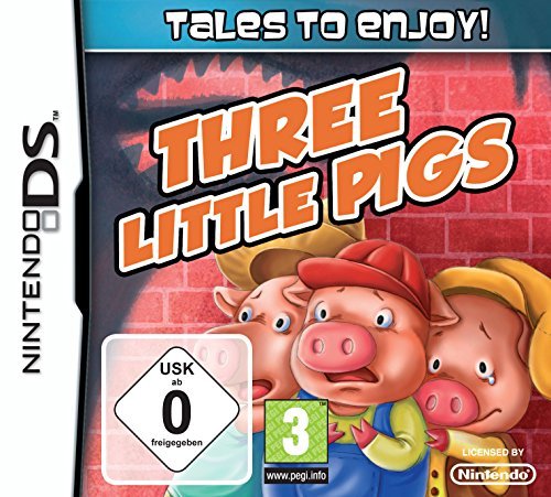 Tales para Enjoy, THREE LITTLE PIGS / Nintendo DS Game in ENGLISH Multi-LANguages, compatible con All Versions DS LITE-DSI-3DS-2DS-XL-NEW) ** DELIVERY = 2/3 Días de trabajo con número de seguimiento.