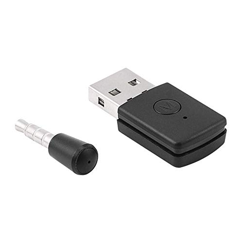 Tangxi Bluetooth 4.0 USB Dongle/Adaptador, Transmisor Receptor Bluetooth para Playstation PS4, Plug and Play, Soporte A2DP, HFP, Dongle de Audio inalámbrico para Auriculares Bluetooth