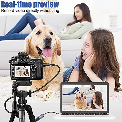 Tarjeta de captura, HDMI a USB Audio Video Capture Card con Type-C a USB 3.0, 4K HD 1080p 30fps Grabber Video Grabber Game Tarjeta de captura HDMI para transmisión en vivo/transmisiones