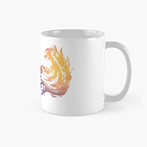 Taza clásica de Final Fantasy X, con diseño de galaxia, el mejor regalo, divertida taza de café, 325 ml