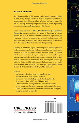 The CRC Handbook of Mechanical Engineering (Handbook Series for Mechanical Engineering)
