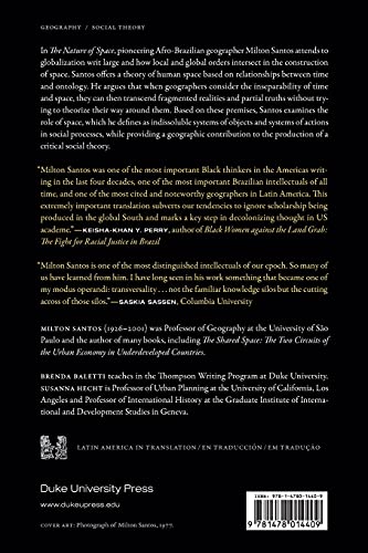 The Nature of Space (Latin America in Translation)