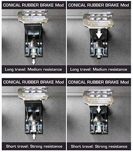 Thrustmaster T3PA PEDALS Add-on - 3 Pedales metalicos - pedales ajustables en angulo y altura