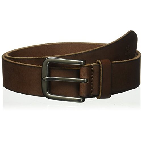 Timberland Men's Classic Leather Jean Belt, Dark Brown, 36