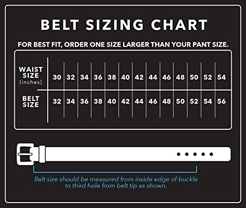 Timberland Men's Classic Leather Jean Belt, Dark Brown, 36