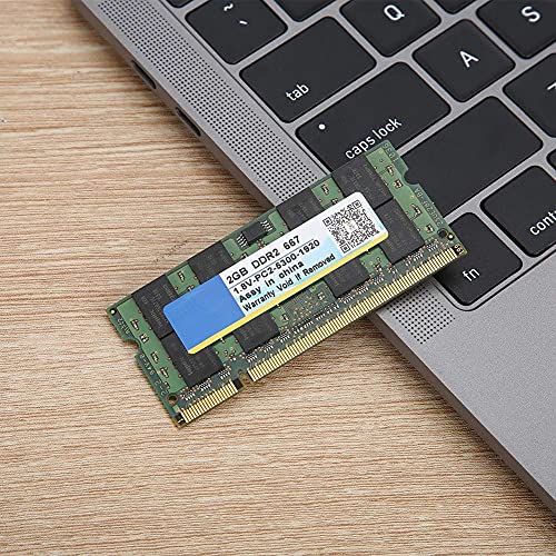 Tosuny Memoria para computadora portátil de 2GB, DDR2 667MHz 2GB 200Pin PC2-5300 Memoria para computadora portátil RAM para Placa Madre Intel/AMD