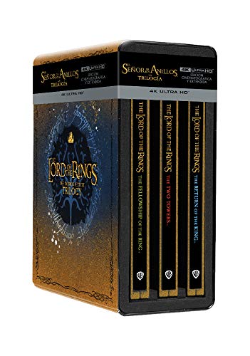Trilogía El Señor de los Anillos versión extendida - Steelbook 4k UHD [Blu-ray]