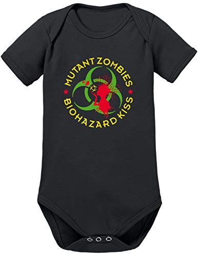 TShirt-People Mutant Zombie Biohazard - Body para bebé Negro 0-3 Meses