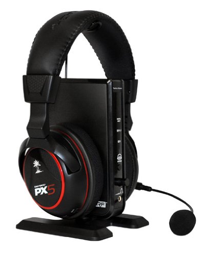 Turtle Beach Ear Force PX5 - Auriculares (Inalámbrico, RF inalámbrico, 2.4 GHz, 20 - 20000 Hz, 120 Db, neodimio)