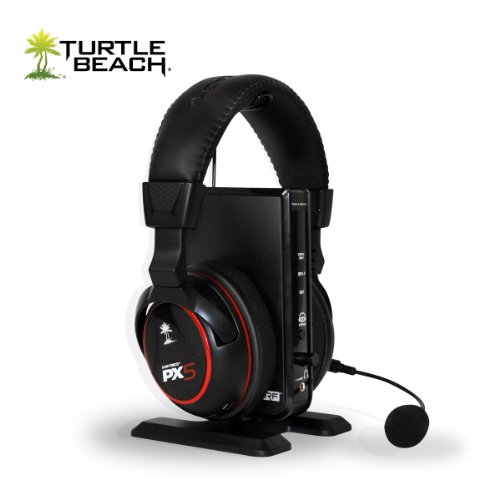 Turtle Beach Ear Force PX5 - Auriculares (Inalámbrico, RF inalámbrico, 2.4 GHz, 20 - 20000 Hz, 120 Db, neodimio)