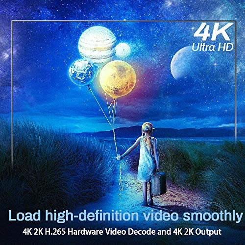 TV Box Android 11.0 4GB 64GB Decodificador Smart TV Box RK3318 USB 3.0 1080P Ultra HD 4K HDR 2.4GHz 5.8GHz BT 4.1 Reproductor Multimedia de Transmisión con Mini Teclado Inalámbrico Retroiluminado