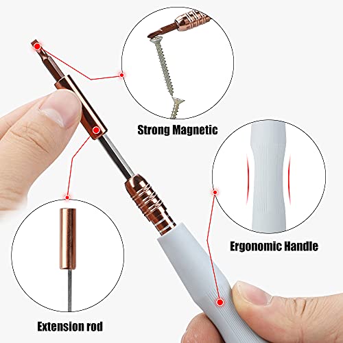 U/D Profesional Magnético de Juego de Destornilladores con Magnetizador, El Juego Destornilladores precision Portatil Kit destornilladores para reparar computadoras, reloj, iPhone, iPad, Mac mucho más