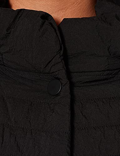 Ulla Popken Longjacke Mit Kapuze Chaqueta, Negro (Schwarz 10), 44 (Talla del Fabricante: 42) para Mujer