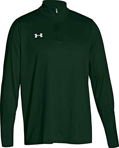 Under Armour Men's Locker 1/4 Zip (Large, Forest Green)