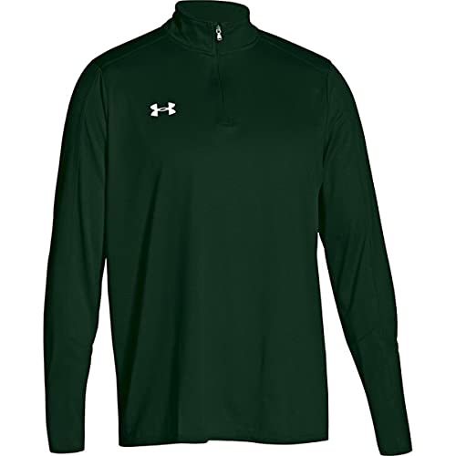 Under Armour Men's Locker 1/4 Zip (Large, Forest Green)