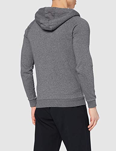 Under Armour Rival Fleece FZ Hoodie, Sudadera Hombre, Gris (Charcoal Light Heather/Black (020)), S