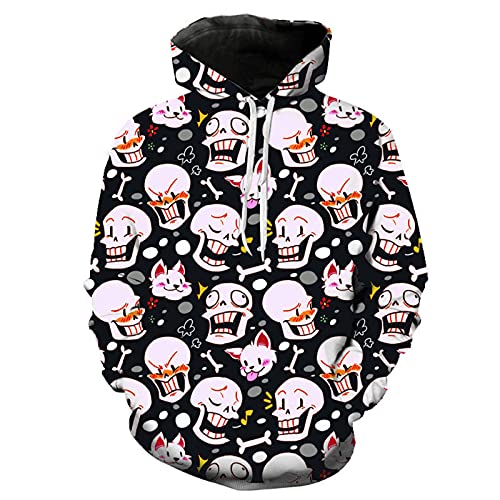 Undertale-Sans Sudaderas con Capucha Juegos de Streetwear Hombres suéter Sudaderas de Manga Larga Estampadas en 3D Niño Niña Niños Casual Tops para Adolescentes