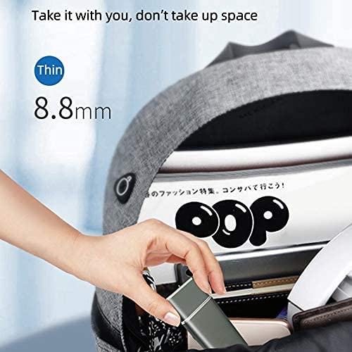 Unidad de estado sólido externa de 1.8 pulgadas, 1 TB, 512 GB, 128 GB, 64 GB, USB 3.0, almacenamiento de copia de seguridad portátil, adecuado para PC, Macbook, portátil (1 TB, negro)