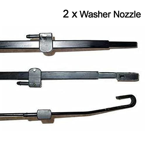 Universal 2x Battlefront Windshield Wiper Bray Washer Boher Jet Spray Set for Renault for Espace 3 for Crafter for Saucy for Fortwo Serie de piezas de repuesto