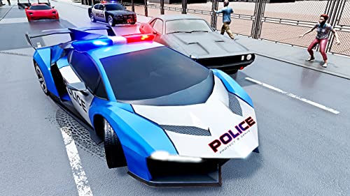 Us Police Car Chase: juegos de coches de policía reales de Gangster Chase