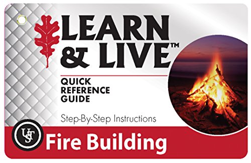 UST Survival Aprender & Live Cards-Fire Building, Unisex Adulto, Tarjetas, Talla única