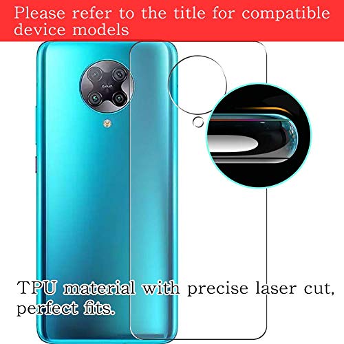 VacFun 2 Piezas Protector de pantalla Posterior, compatible con Orbic Wonder, Película de Trasera Piel (Not Cristal Templado)